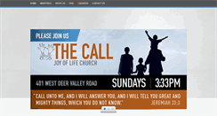 Desktop Screenshot of joyoflifechurch.com